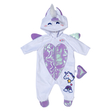 Одяг для ляльки Baby Born Комбінезон єдинорога, 43 см (838266) - Pampik