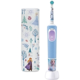 Набір Oral-B: Електрична зубна щітка Oral-B Pro Kids Frozen, з футляром + Зубна нитка Oral-B Essential Floss М'ята, 50 м - Pampik - 2