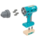 Дитячий шуруповерт Brio Builder на батарейках (34600) - Pampik - 4