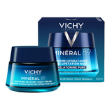 Відновлювальний зволожувальний нічний крем Vichy Mineral 89 Night Cream with Melatonin, 50 мл - Pampik - 3