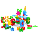 Конструктор Wader Funny blocks, у банці, 24 деталі (41940) - Pampik - 2