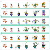 Конструктор у капсулі Max S1 Садові рослини у горщиках, 1 шт. в асортименті (83183GQ1) - Pampik - 6