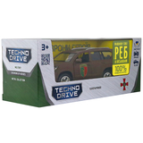 Автомодель TechnoDrive Шевроны Героев Toyota Prado 24 ОМБр (KM618824) - Pampik - 13