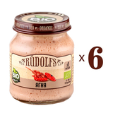 Набір пюре Rudolfs Ягня, 720 г (6 уп. по 120 г) - Pampik