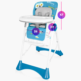 Стульчик для кормления Baby Design Pepe New 05 Turquoise (292095) - Pampik - 3