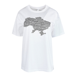 Футболка Garnamama Ukraine t-shirt жін S Белый (917694.12299237) - Pampik