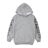 Худі на флісі Garnamama Hoodie soft Butterflies 140 Серый (973291.1331263) - Pampik - 3