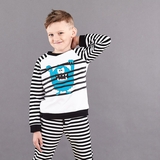 Реглан Garnamama Happy Monster SV 98 Чорний Білий (616367.720541) - Pampik - 4