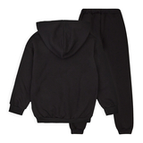 Спортивний костюм на флісі Garnamama Basic Hoodie soft принт 128 Чорний (1033195.1397872) - Pampik - 2