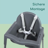 Стільчик для годування Bebe Confort Meely Dark Grey (2712551210) - Pampik - 3