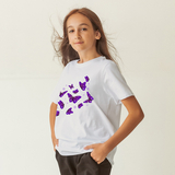 Футболка Garnamama Butterflies t-shirt 122-128 Белый (977255.1334423) - Pampik