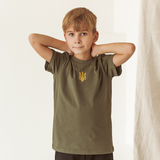 Футболка Garnamama Ukraine t-shirt teenagers вишивка 122-128 Зелений (942957.1266103) - Pampik - 2