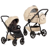 Универсальная коляска 2 в 1 Tutis UNO 5+ Limited Edition Uno Unico Latte - Pampik