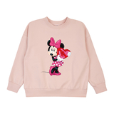 Світшот Garnamama Basic Sweatshirt 2-х нитка принт 134 Розовый (1033836.1399201) - Pampik