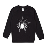 Реглан Garnamama Sweatshirt Spiders інтерлок 116 Чорний (976131.1333273) - Pampik