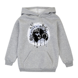 Худі на флісі Garnamama Hoodie soft Butterflies 140 Серый (975868.1331267) - Pampik