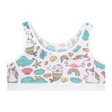 Ліф Garnamama Unicorn Crop Tops elastic 158-164 Білий (921657.1116835) - Pampik