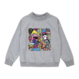 Світшот Garnamama Sweatshirt Graffiti 122 Сірий (976025.1333311) - Pampik - 3