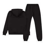 Спортивний костюм на флісі Garnamama Sweatsuit Jacket +Pants soft children 152 Чорний (962988.1315474) - Pampik - 2