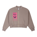 Бомбер утеплений Garnamama Oversize sport hood накл 146-152 Бежевый (1043951.1408933) - Pampik