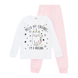 Піжама, що світиться Garnamama Neon PG 164 Рожевий Білий (793403.508418) - Pampik