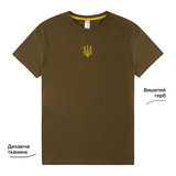 Футболка Garnamama Ukraine t-shirt чол вишивка XXL чоловік Зелений (943273.1266123) - Pampik