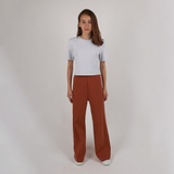 Штани-палаццо Garnamama Lasting palazzo pants summer 146 Коричневий (996940.1353391) - Pampik