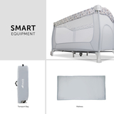 Дитяче ліжечко-манеж Hauck Sleep N Play Go Plus Multicolor black (60070-2) - Pampik - 10