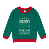 Світшот Garnamama Sweatshirt 2-х нитка + наклейка Christmas 146 Зеленый (967249.13233218) - Pampik