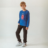 Реглан Garnamama Sleeves малюнок 128 Синий (928683.11930328) - Pampik - 8