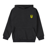 Худі на флісі Garnamama Ukraine Hoodie soft 134 Черный (878461.1233553) - Pampik