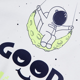 Піжама, що світиться Garnamama Neon PG 122 Білий Жовтий Синий (798770.5084119) - Pampik - 4