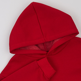 Худі на флісі Garnamama Basic Hoodie soft 128 Червоний (1034937.1235337) - Pampik - 3