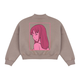 Бомбер утеплений Garnamama Oversize sport hood накл 146-152 Бежевый (1043951.1408933) - Pampik - 2