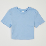 Кроп-топ Garnamama Lasting crop t-shirt 110-116 Голубой (1037242.1353367) - Pampik