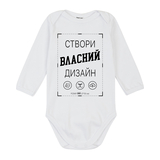 Боді Garnamama для друку 80 Білий (998232.1358801) - Pampik