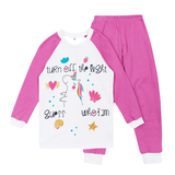 Піжама, що світиться Garnamama Neon PG 164 Білий Рожевий (874580.5084123) - Pampik