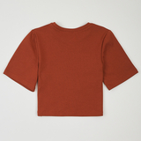 Кроп-топ Garnamama Lasting crop t-shirt 158-164 Коричневий (997386.1353365) - Pampik - 2