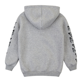 Худі на флісі Garnamama Hoodie soft Butterflies 140 Серый (973291.1331263) - Pampik - 2