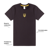 Футболка Garnamama Ukraine t-shirt teenagers вишивка 122-128 Чорний (942958.1266102) - Pampik