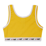 Ліф Garnamama Unicorn I LOVE ART Crop Tops 122-128 Жовтий (1035734.1400962) - Pampik - 2