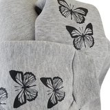 Худі на флісі Garnamama Hoodie soft Butterflies 140 Серый (973291.1331263) - Pampik - 7