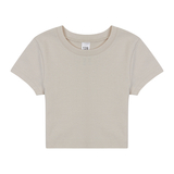 Кроп-топ Garnamama Lasting crop t-shirt 134-140 Бежевый (1040857.1406624) - Pampik