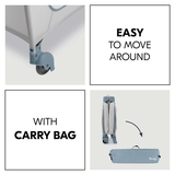 Дитяче ліжечко-манеж Hauck Sleep N Play Go Plus Dusty Mint (60088-7) - Pampik - 7