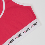 Ліф Garnamama Unicorn I LOVE ART Crop Tops 134-140 Розовый (1035739.1400963) - Pampik - 3