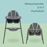 Стільчик для годування Bebe Confort Meely Dark Grey (2712551210) - Pampik - 2