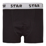 Труси-боксери Garnamama Basic STAR Boxer briefs boy 134-140 Черный (1037800.1402703) - Pampik