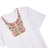 Футболка Garnamama Ukraine t-shirt чол вишиванка L муж Белый (943075.1295631) - Pampik - 3