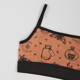 Ліф Garnamama Татоо Crop Tops 158-164 Коричневий (1037819.1402721) - Pampik - 3