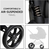 Універсальна коляска 2 в 1 Hauck Walk N Care Air Black (16547-8) - Pampik - 9